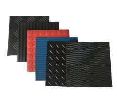 现货供应防滑可定制特殊条纹系列厂家直销耐磨黑色橡胶板促销