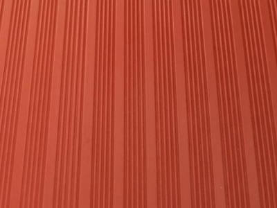 宽细相间条纹胶板